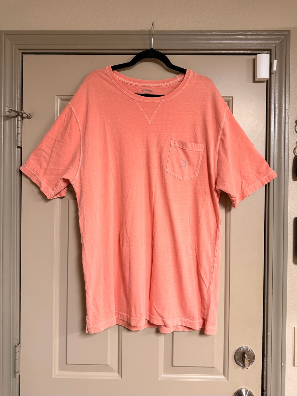 Reel Legends Men’s XL Coral Cotton Jersey Short Sleeve Crew Neck Pocket Logo Tee